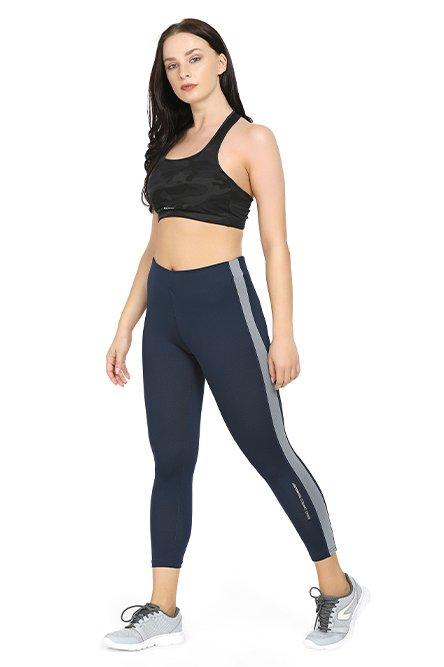 Lovable Gym Wear Dri-Fit Tights Yoga Capri With Pocket - Stilento