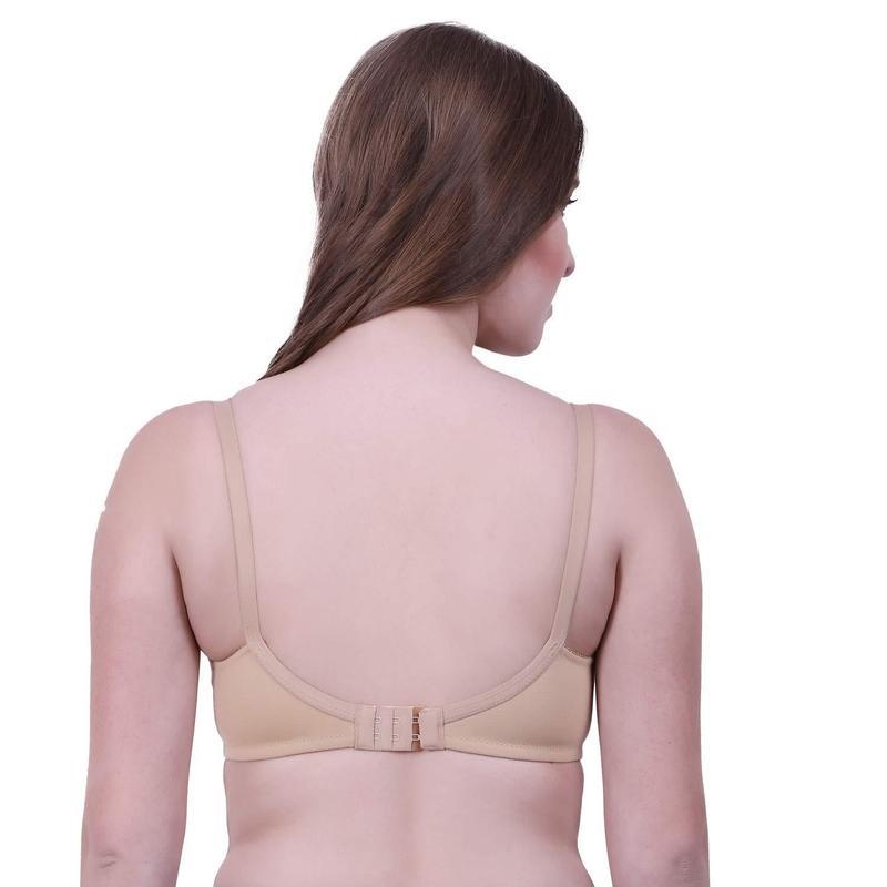 Lovable Women's Non-Padded Seamless Cotton Contour bra (Skin) - Stilento
