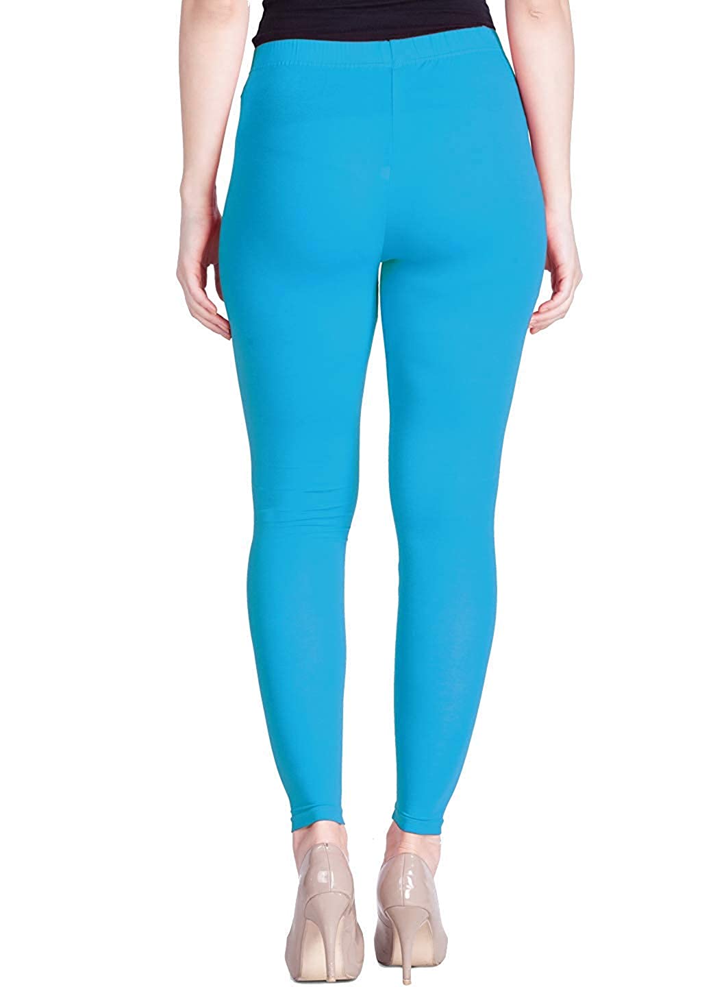 Lux Lyra Ankle Length Blue Leggings free Size for Woman