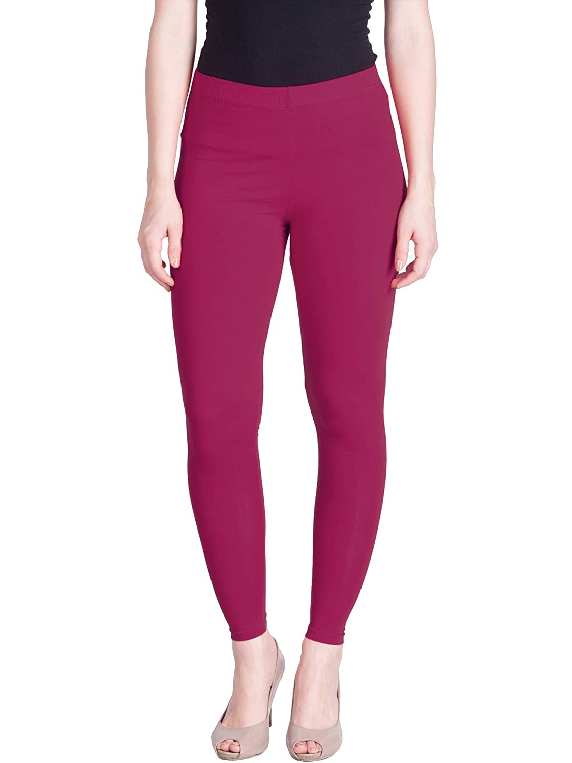 Lyra Women's Skinny Fit Leggings, pack of 1 Red color