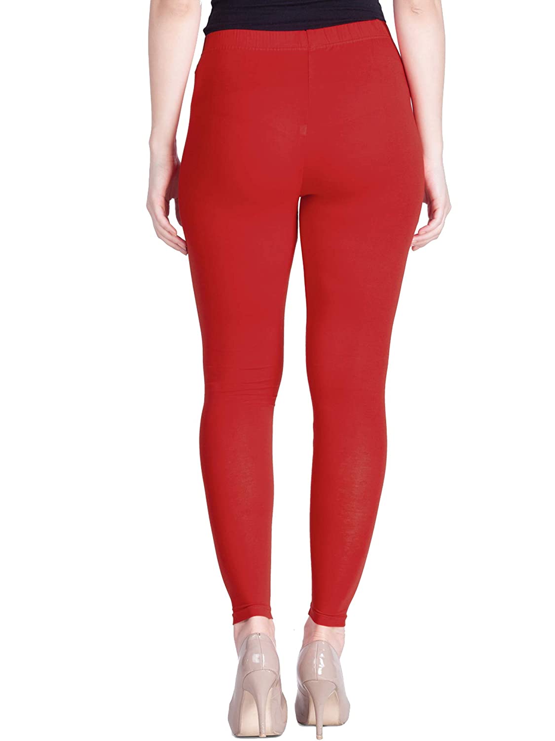 Lux Lyra Ankle Length Red Leggings free Size for Woman – Stilento
