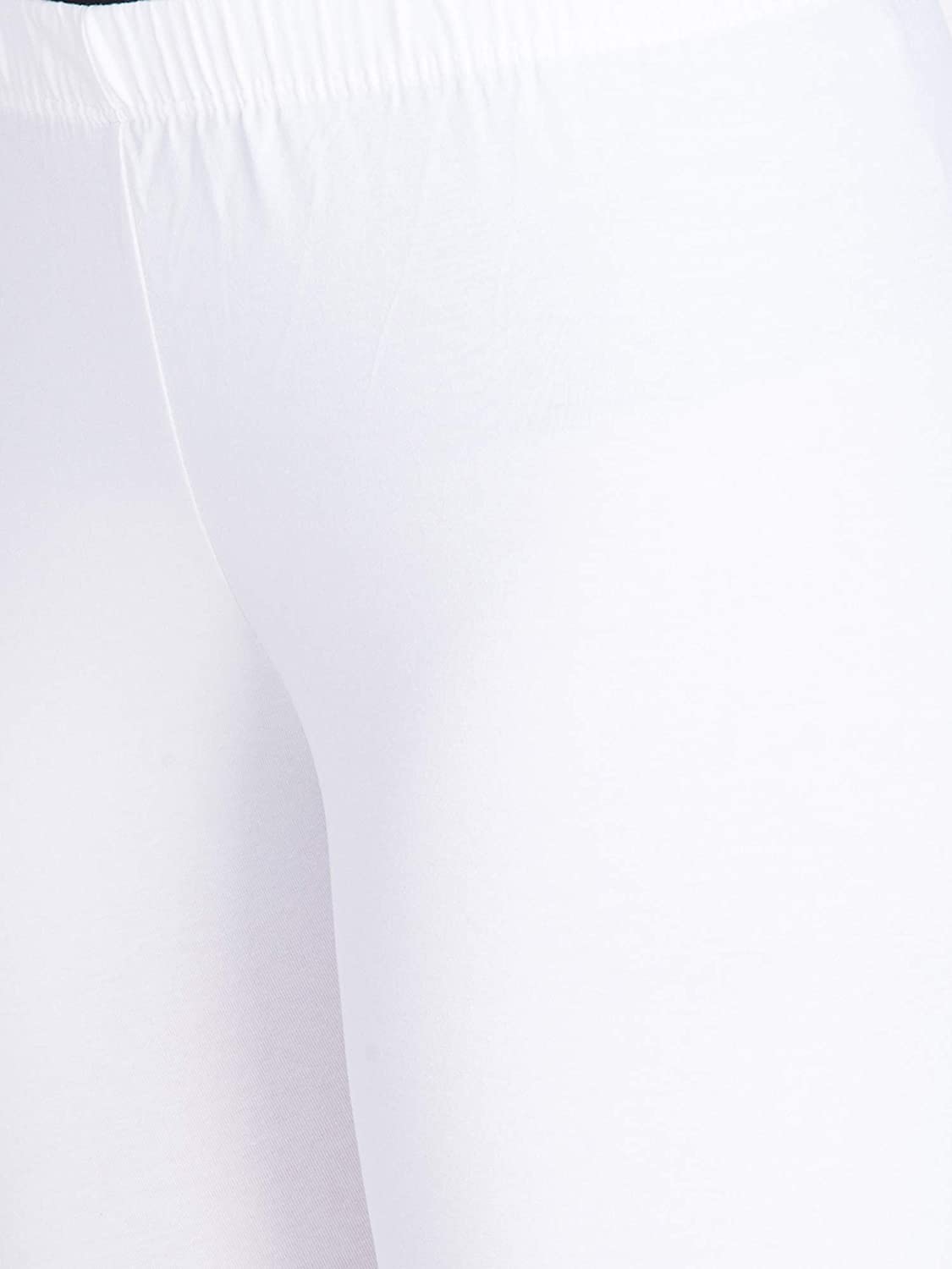 Lux Lyra Ankle Length White Leggings free Size for Ladies - Stilento
