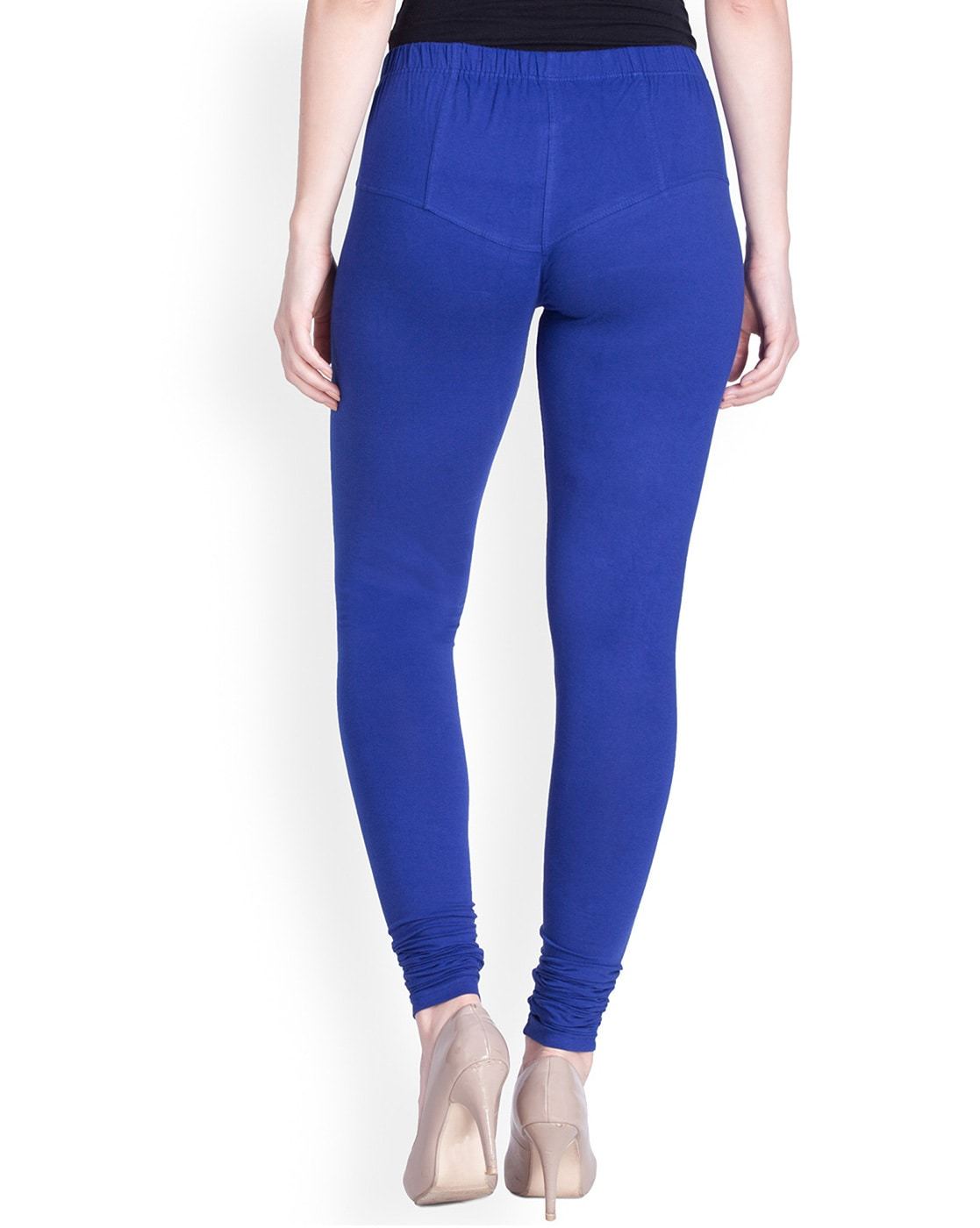 Blue Mid Waist Lux Lyra Plain Ankle Length Leggings, Casual Wear, Slim Fit  at Rs 225 in Ahmedabad