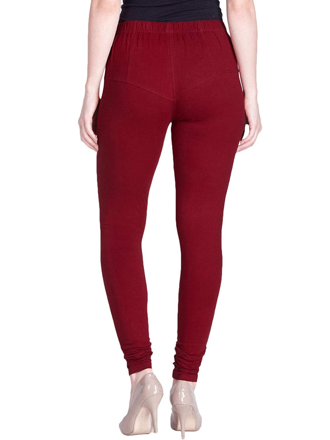 Buy Twin Birds Women Solid Colour Churidar Legging with Signature Wide  Waistband - Lava Red- Size - Double Extra Large Online - Lulu Hypermarket  India