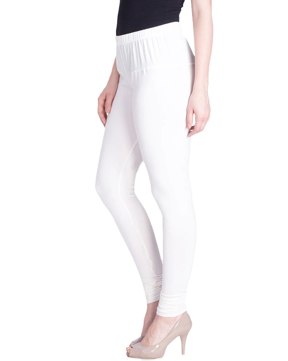 Lux Lyra White Churidar Leggings free Size for Girls - Stilento