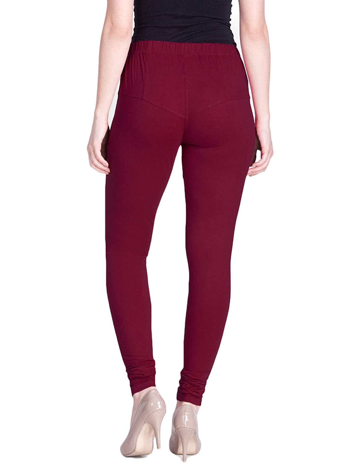 Lyra Dark Pink Churidar Cotton Leggings free Size for Woman
