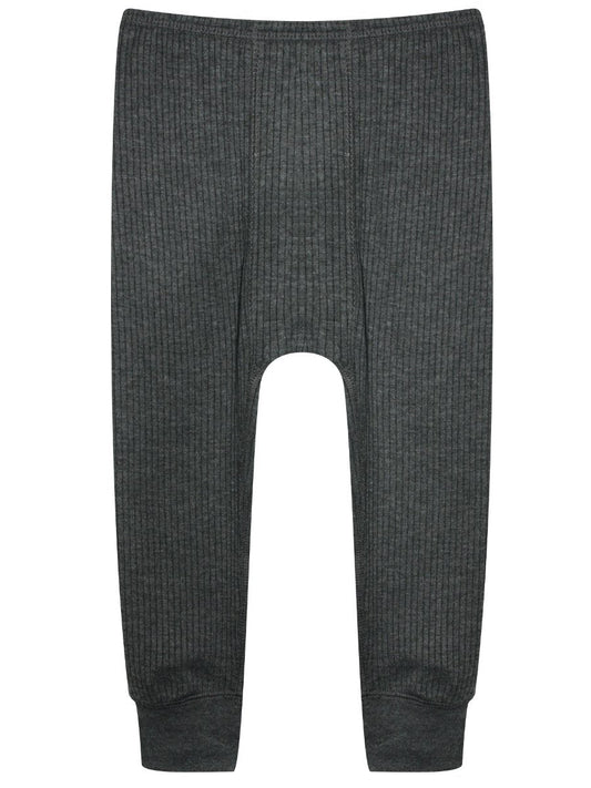 Monte Carlo Kids Grey Thermal Lower Pajama Winterwear for Girls and Boys - Stilento
