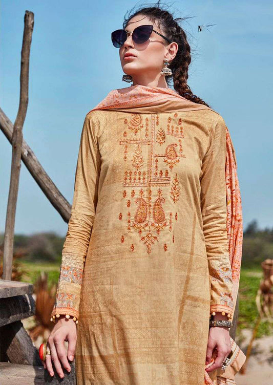 Mumtaz Arts Pure Lawn Cotton Unstitched Suit Set