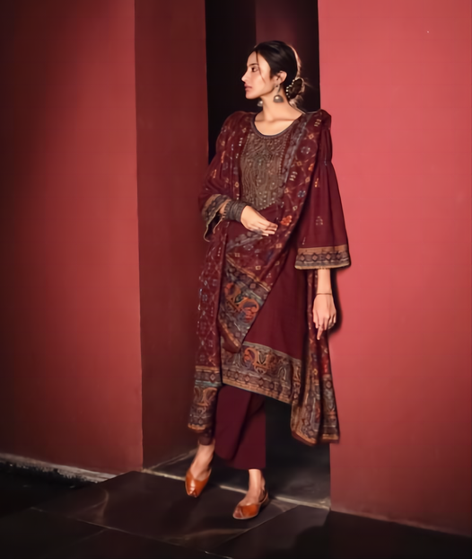 Mumtaz Unstitched Lawn Cotton Printed Ladies Embroidery Suits With Dupatta - Stilento