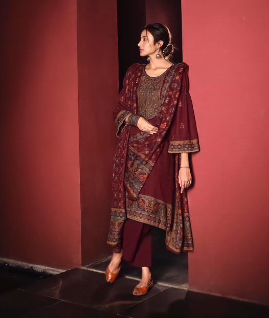 Mumtaz Unstitched Lawn Cotton Printed Ladies Embroidery Suits With Dupatta