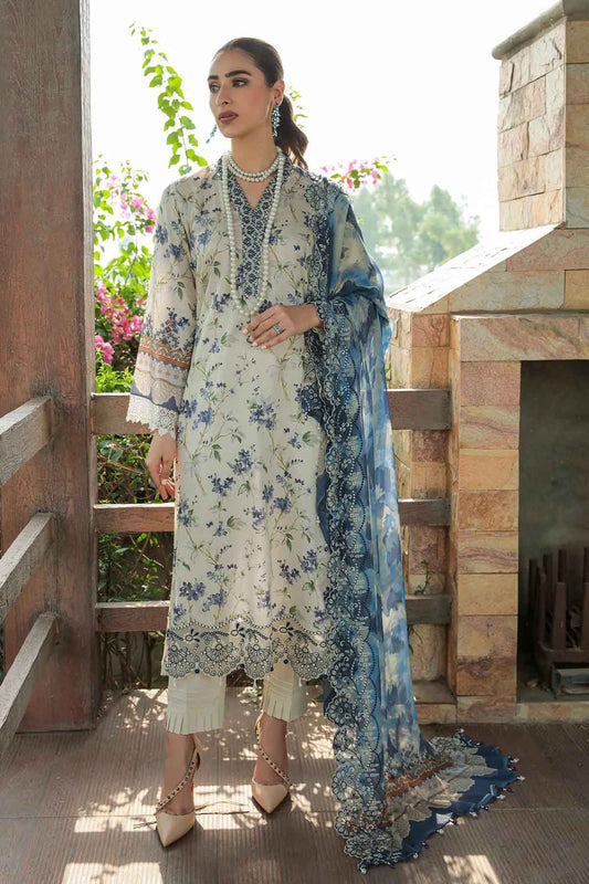 Nureh Gardenia Embroidered Lawn Pakistani Suit