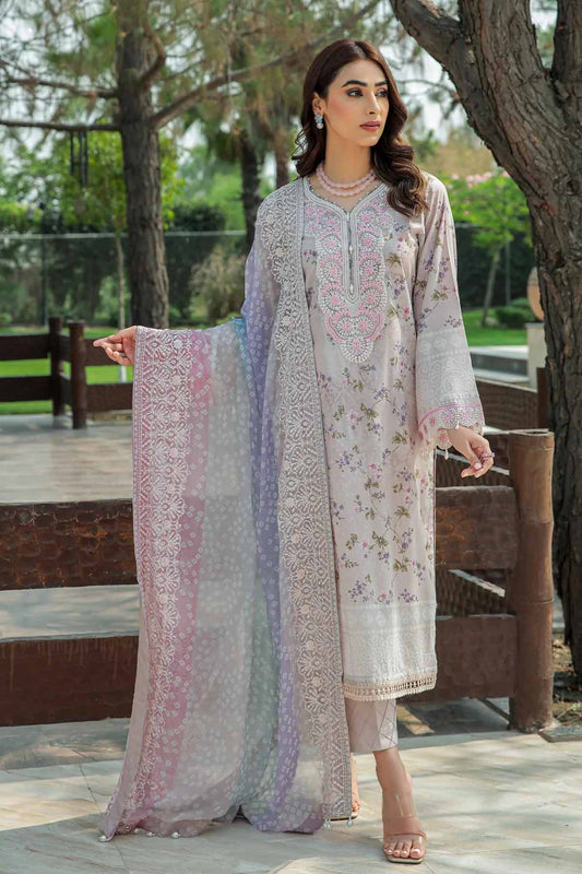 Nureh Gardenia Embroidered Lawn Pakistani Suit