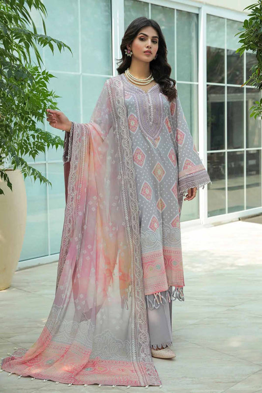 Nureh Gardenia Embroidered Lawn Pakistani Suit