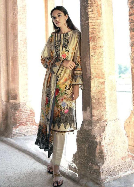 Pakistani Cotton Printed Unstitched Suit Dress Material for Women