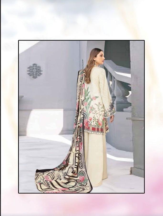 Pakistani designer suits Dress Material White For Women - Stilento