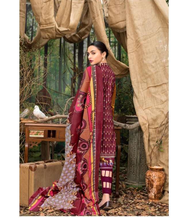Pakistani Lawn Cotton Salwar Kameez Dress Material - Stilento