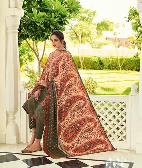Pashmina Salwar suit Dress Material for Woman with Embroidery - Stilento