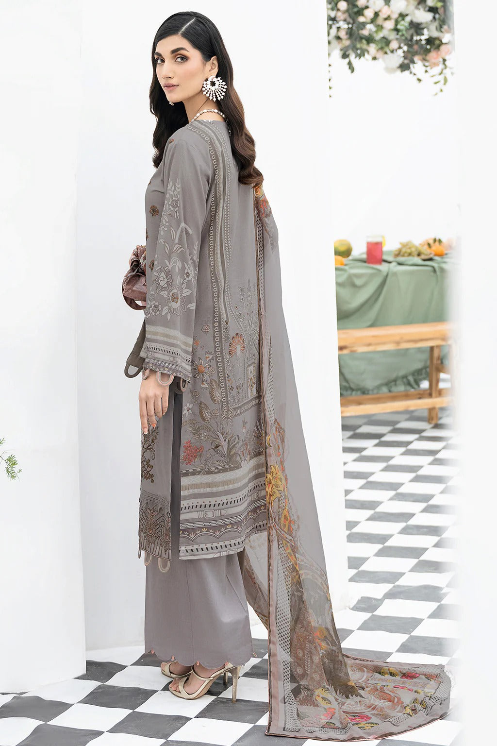 Ramsha Riwayat Luxury Lawn Vol 5 Pakistani Unstitched Suit Y-507