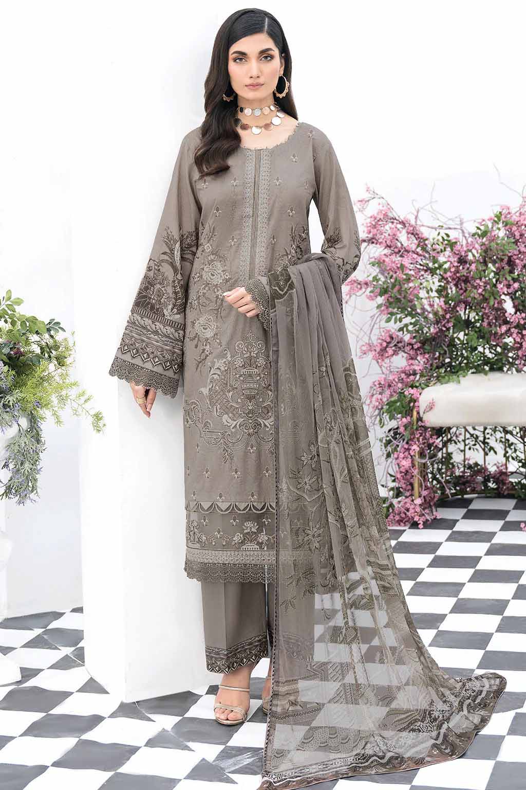Ramsha Riwayat Luxury Lawn Vol 5 Pakistani Unstitched Suit Y-512