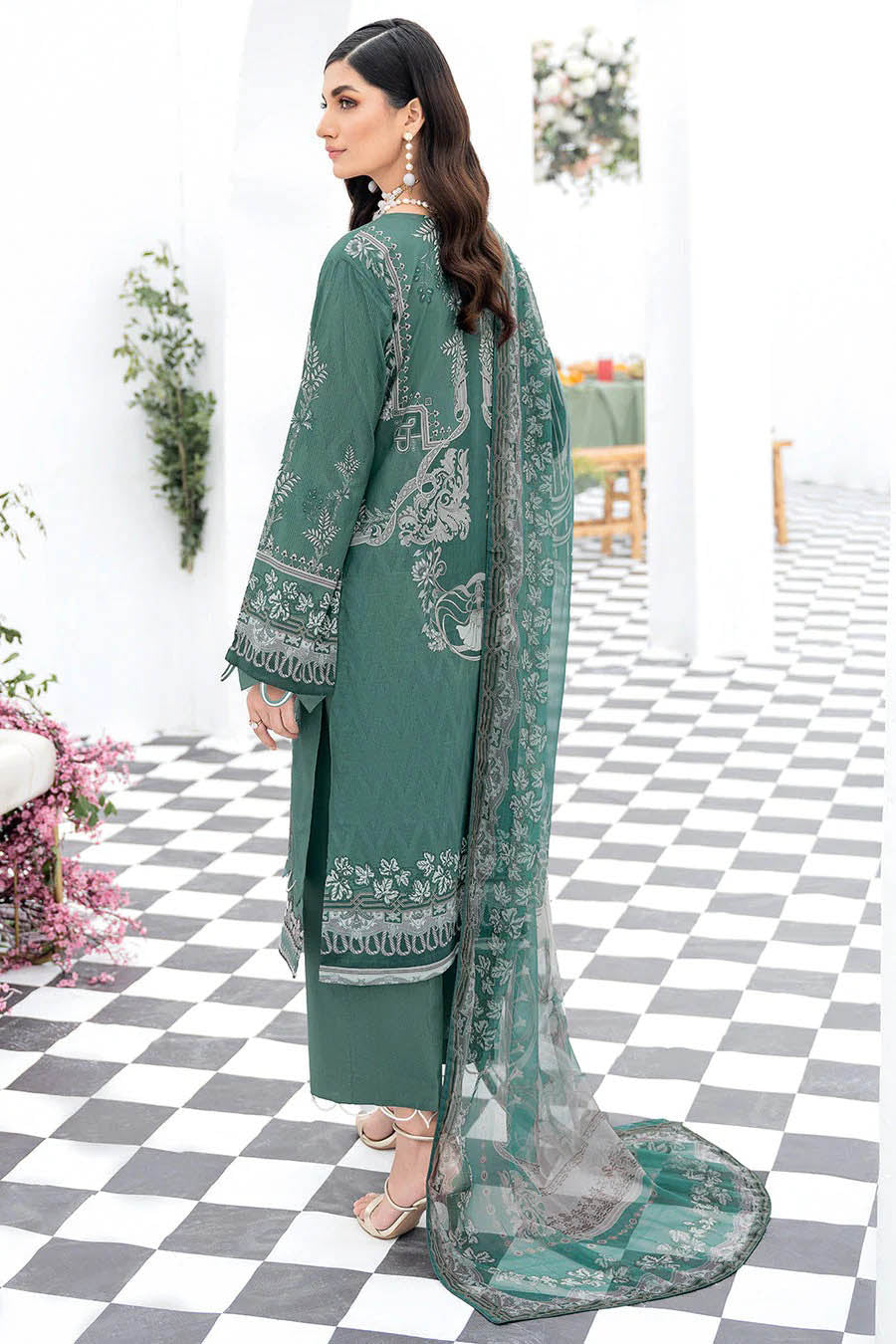Ramsha Riwayat Luxury Lawn Vol 5 Pakistani Unstitched Suit Y-505