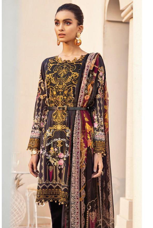 Printed Pakistani Style Material Salwar Suit Material For Women - Stilento