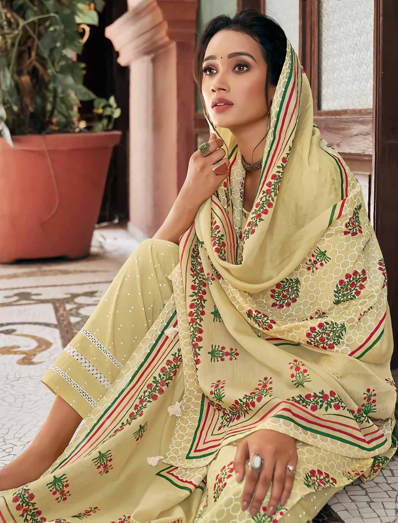 Kilory Trends Evelyn Lawn Cotton With Khadi Print With Embroidery Salwar  Suits Wholesaler Surat