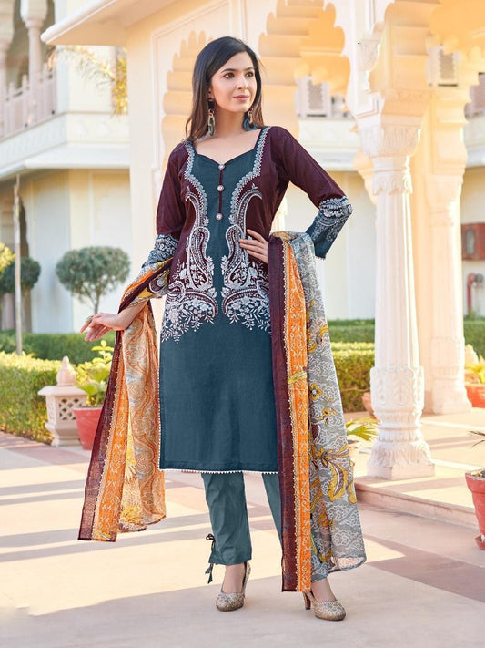 Pure Lawn Printed Women Suit Karachi Dress Material