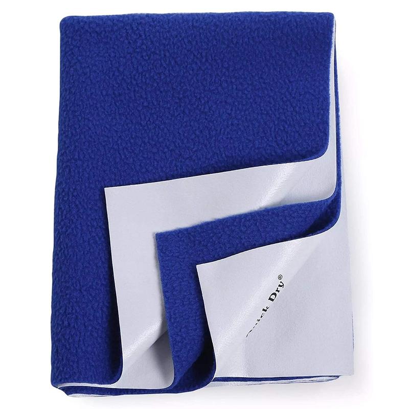 Quick Dry Baby Mat Bed Protector Waterproof Sheet Cobalt, Double Bed