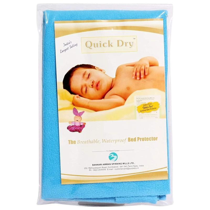 Quick Dry Baby Mat Bed Protector Waterproof Sheet Feeroju, Double Bed - Stilento