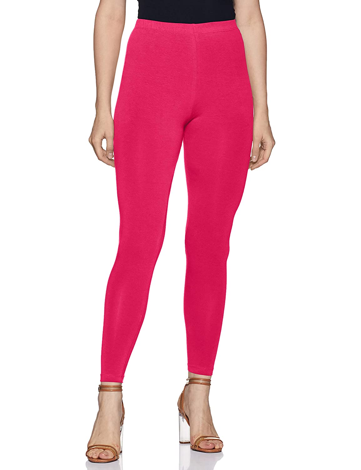 Rupa Softline Pink Cotton Leggings for Woman - Stilento