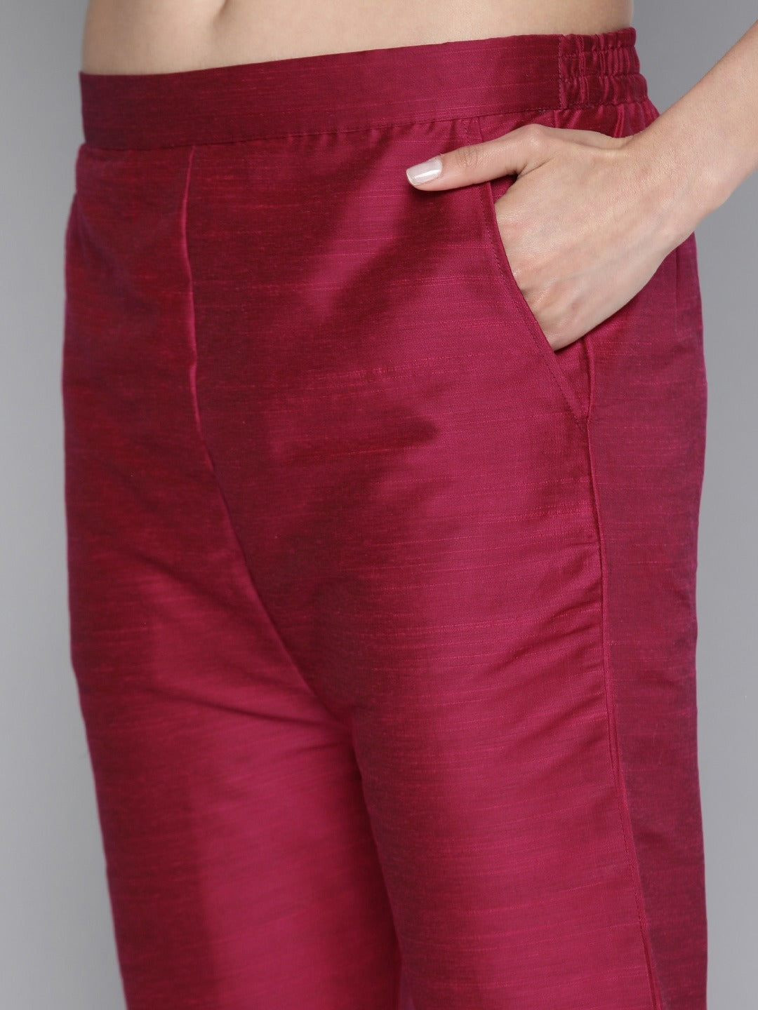 South Cotton Kurta Set With Pants and Dupatta For Women