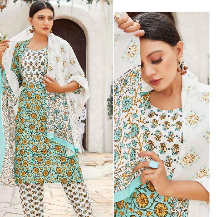 Stitched Readymade Rayon Salwar Suits for Ladies