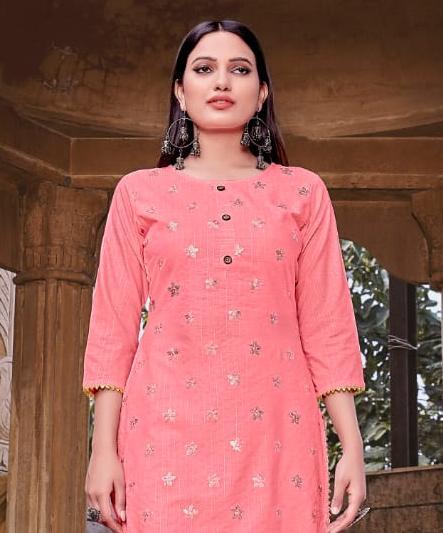 Women's Cotton Blend Printed Kurta Pant Dupatta Set -Ahika | Women, Fancy  suit, Fancy kurti