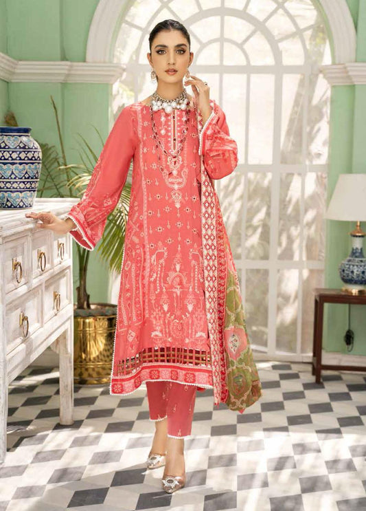 Tehzeeb Riaz Arts Chikankari Embroidered Lawn Suits Unstitched - Stilento