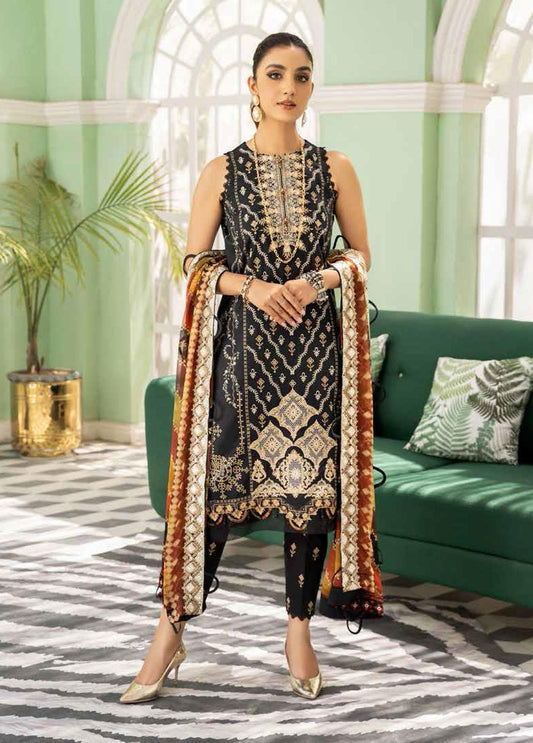 Tehzeeb Riaz Arts Chikankari Embroidered Lawn Suits Unstitched - Stilento