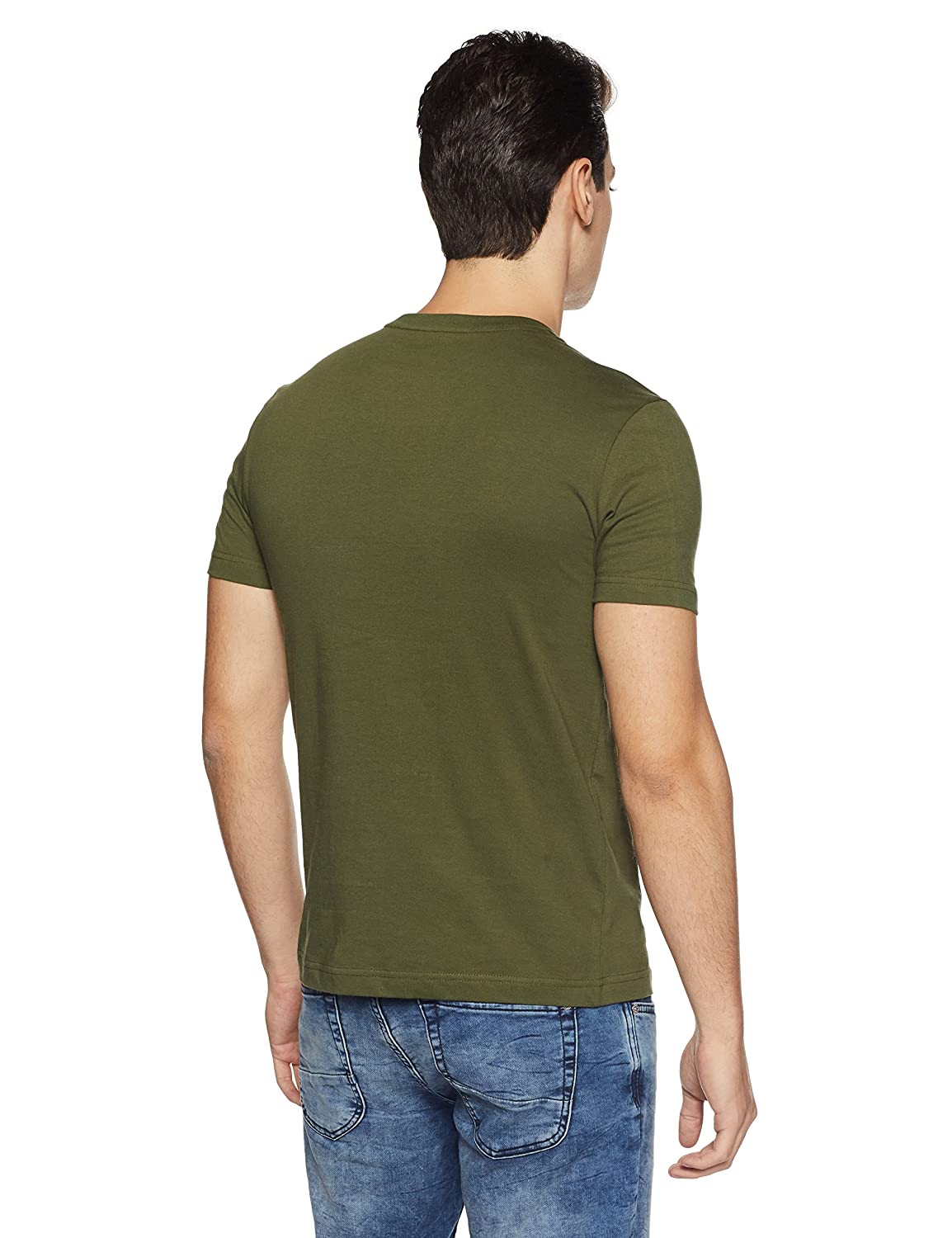 U.S. Polo Assn. Cotton Casual Green T-shirt For Men - Stilento