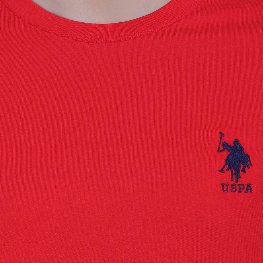 U.S. Polo Assn. Cotton Casual Red T-shirt For Men - Stilento