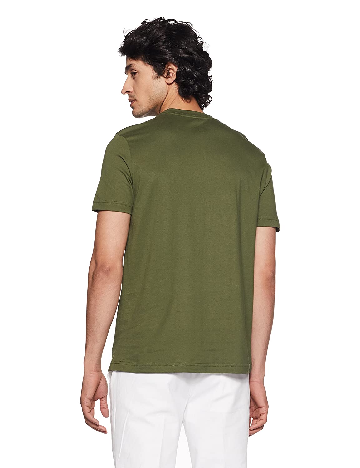 U.S. Polo Assn. Men's Solid Regular Fit T-Shirt Green - Stilento