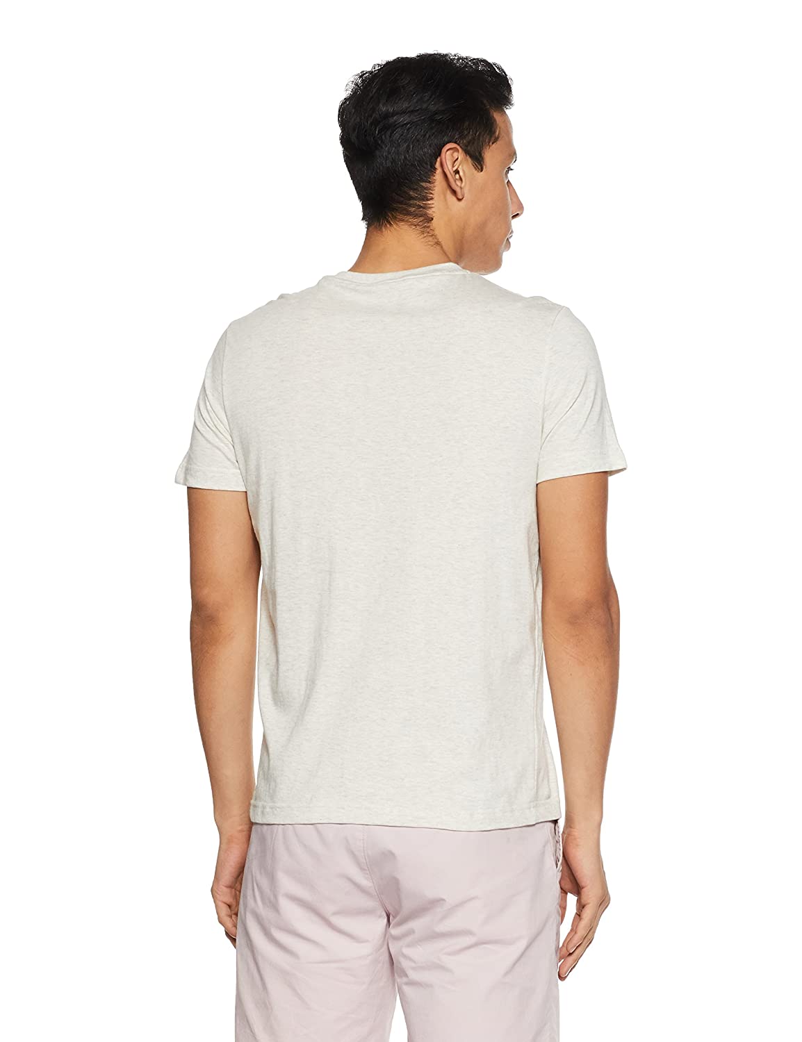 U.S. Polo Short Sleeve V-Neck T-Shirt Light Grey for Men - Stilento