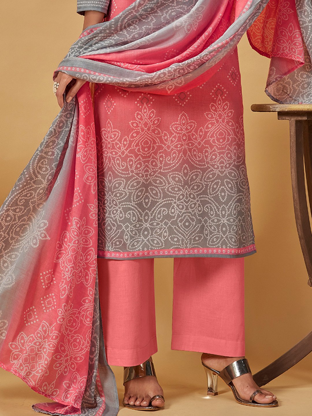 Un-Stitched Cotton Printed Suit with Dupatta for Ladies - Stilento