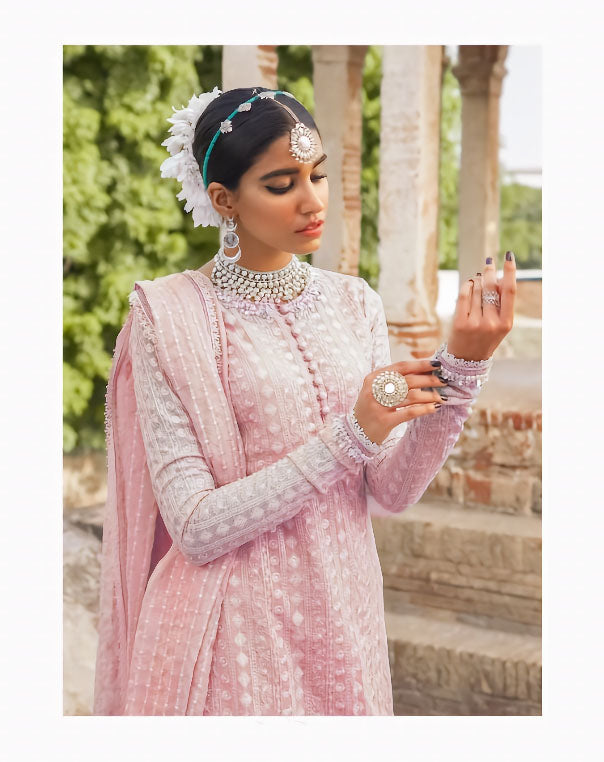 georgette embroidered dress material Turquoise Floral Embroidered Georgette Dress Material