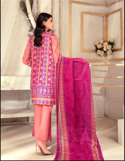 Unstitched Pakistani Pure Cotton salwar suits for Women - Stilento