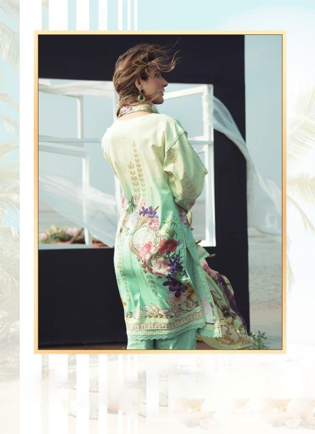 Unstitched Pure Cotton Karachi Salwar Suit Dress Material - Stilento