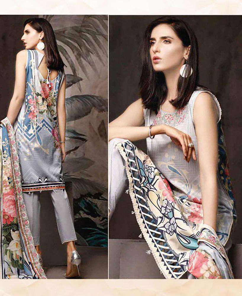 Unstitched Woman Salwar kameez Cotton Dress Material - Stilento