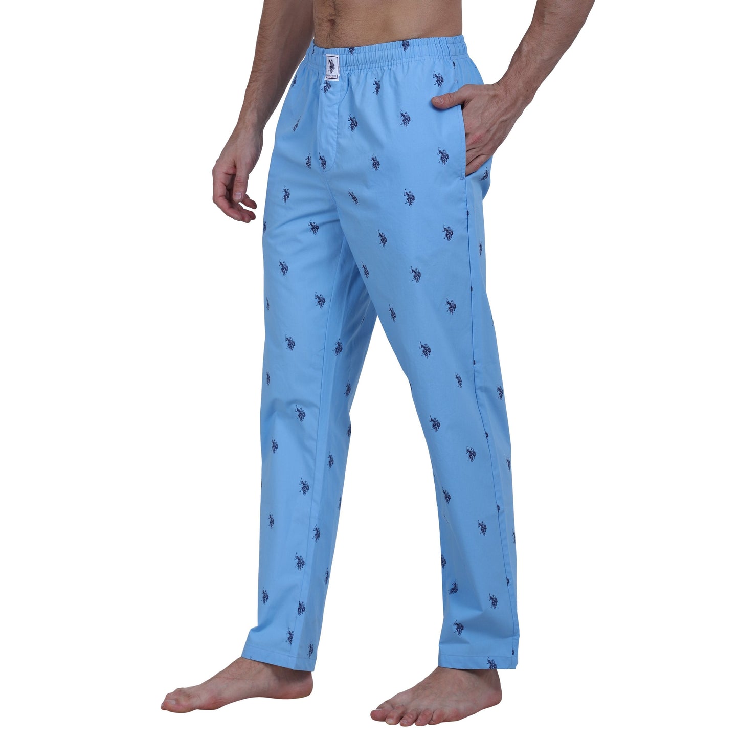 US Polo Blue Pyjama Lower Night wear for Men - Stilento