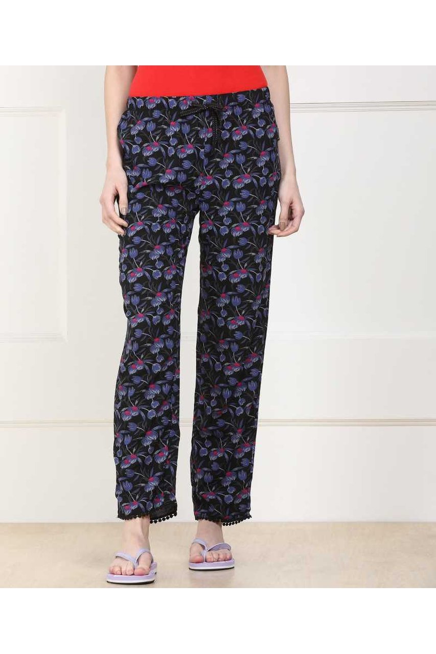 Van Heusen Black Women's Pyjama Bottom Lower