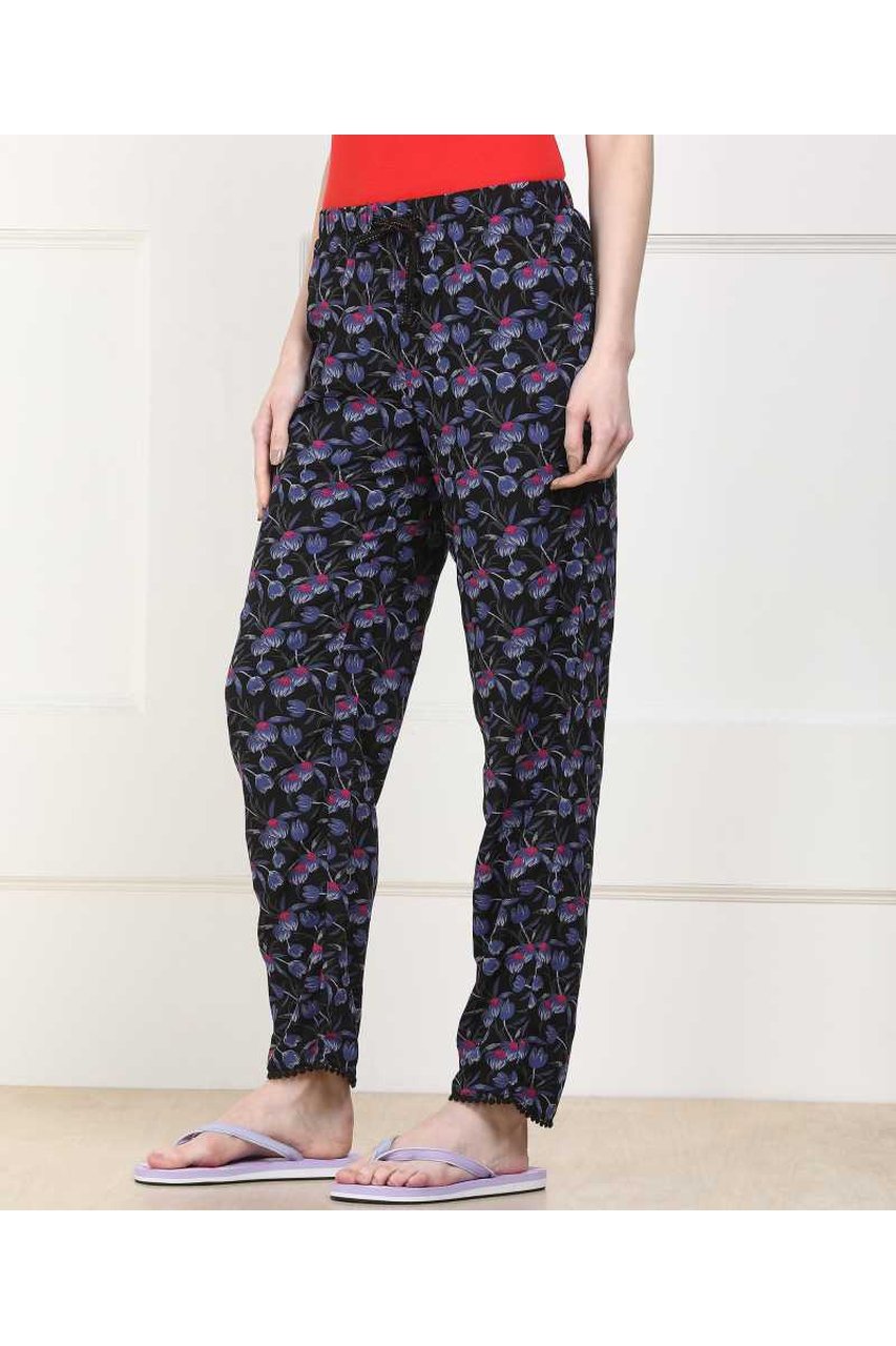 Van Heusen Black Women's Pyjama Bottom Lower