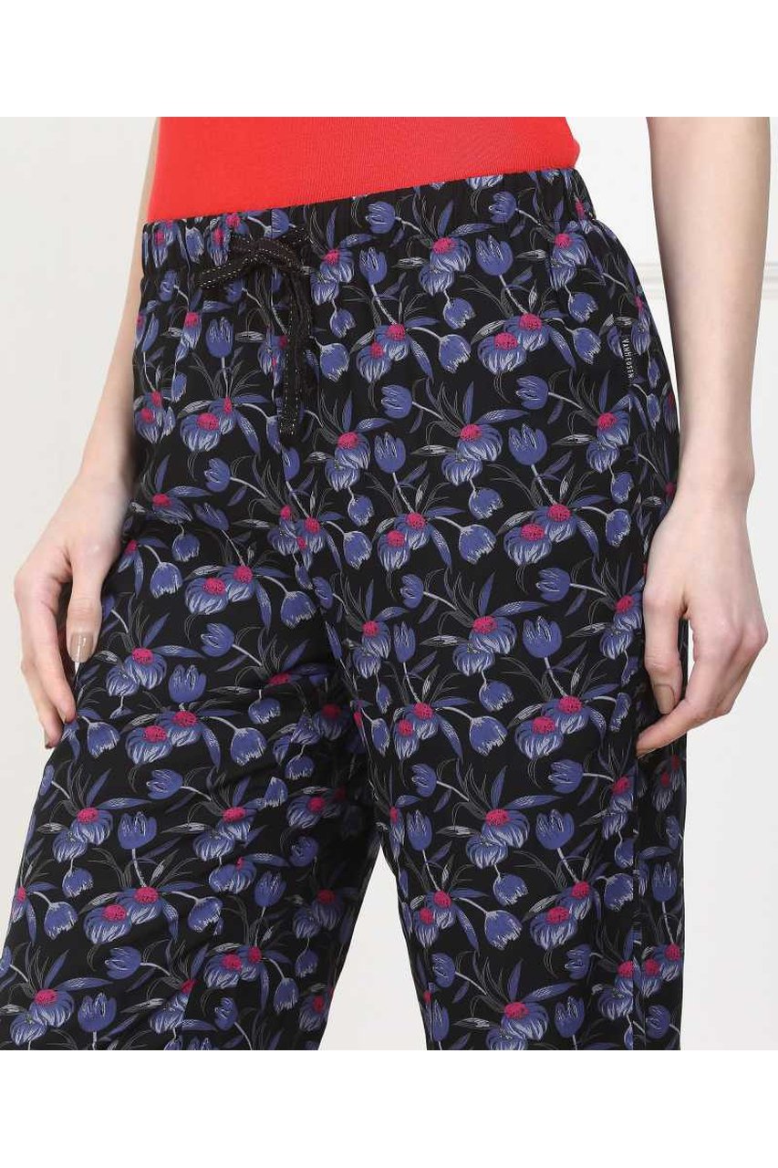 Van Heusen Black Women's Pyjama Bottom Lower