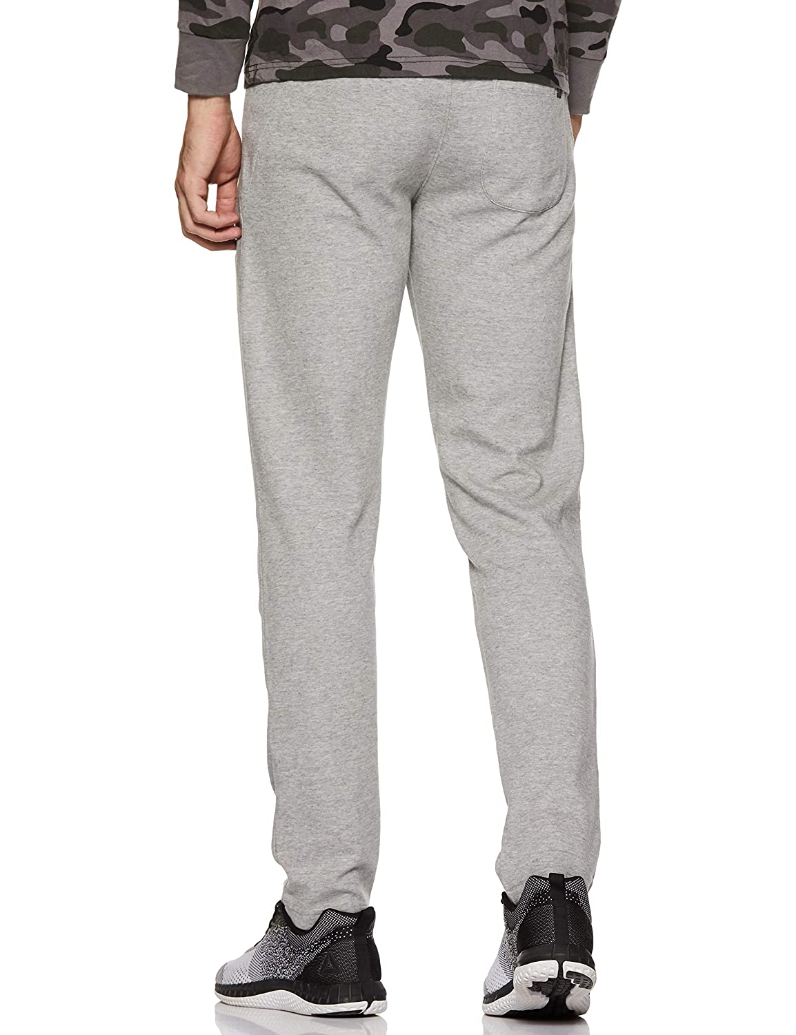Van Heusen Cotton Men Grey Track Pants Gym Wear - Stilento