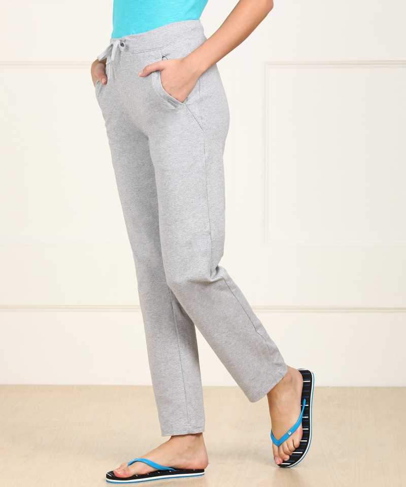Van Heusen Grey Stretch Pajamas Pants with Pockets for Women - Stilento